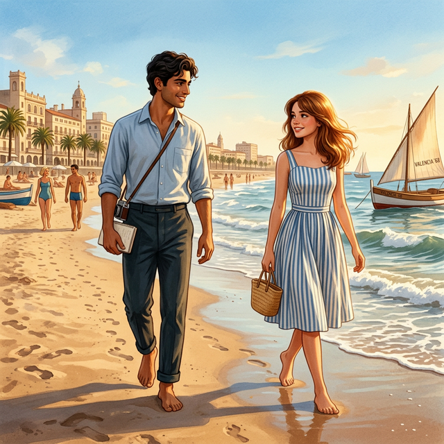 Encuentro en la playa