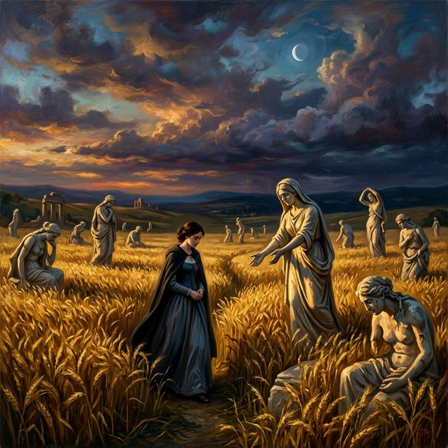 Buscándote entre estatuas hermosas